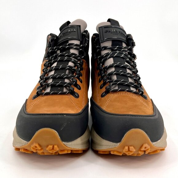 Pajar Urban Alpn Men\'s Waterproof Hiking Boots Size 10.5 Cognac Black Leather main image 8